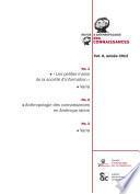 Revue Anthropologie des connaissances, Vol. 6