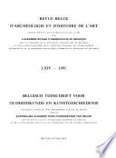 Revue belge d'archéologie et d'histoire de l'art