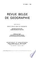 Revue belge de géographie
