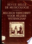 Revue belge de musicologie