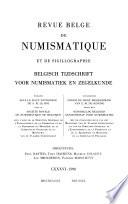 Revue belge de numismatique et de sigillographie