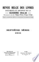 Revue belge des livres
