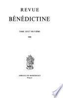 Revue bénédictine