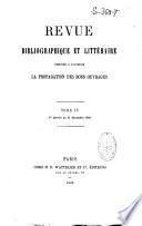 Revue bibliographique et littéraire de l'Oeuvre des agrégations pour la propagation des bons ouvrages