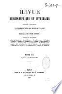 Revue bibliographique et littéraire de l'Oeuvre des agrégations pour la propagation des bons ouvrages