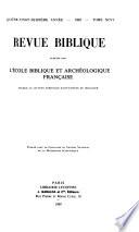 Revue biblique