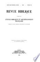 Revue biblique