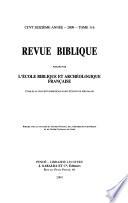Revue biblique