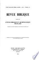 Revue biblique