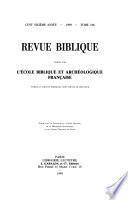 Revue biblique