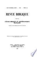 Revue biblique
