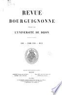 Revue bourguignonne
