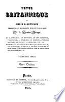 Revue Britannique ou choix d'articles traduits des meilleurs écrits périodiques da la Grande-Bretagne [etc.]
