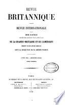 Revue Britannique ou choix d'articles traduits des meilleurs écrits périodiques da la Grande-Bretagne [etc.].