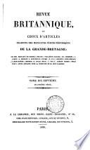 Revue britannique, publ. par mm. Saulnier fils et P. Dondey-Dupré