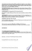 Revue Canadienne de Recherche en Sciences Infirmières
