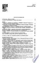 Revue Canadienne Des Langues Vivantes