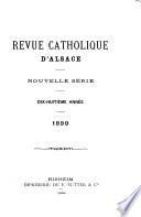 Revue catholique de l'Alsace