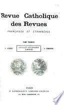 Revue catholique des revues françaises et étrangères
