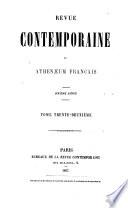 Revue contemporaine et Athenaeum français