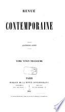 Revue contemporaine