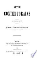 Revue contemporaine