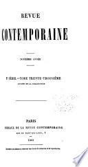 Revue contemporaine