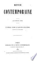 Revue contemporaine