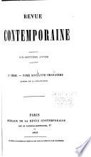 Revue contemporaine