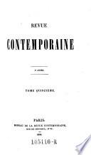 Revue contemporaine