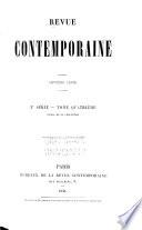Revue contemporaine