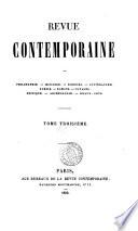 REVUE CONTEMPORAINE