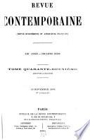 Revue contemporaine