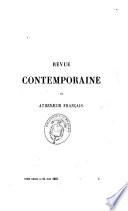 Revue contemporaine