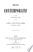 Revue contemporaine
