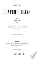 Revue contemporaine