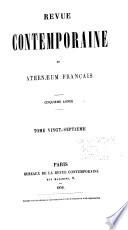 Revue contemporaine