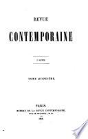 Revue contemporaine