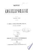 Revue contemporaine
