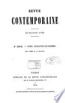 Revue contemporaine
