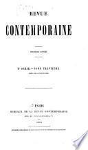 Revue contemporaine