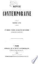 Revue contemporaine