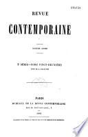 Revue contemporaine (Paris. 1858)