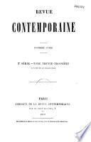 Revue contemporaine (Paris. 1858)
