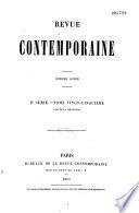Revue contemporaine (Paris. 1858)