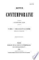 Revue contemporaine (Paris. 1858)