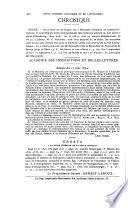 Revue critique d'histoire et de littérature