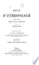Revue d'anthropologie