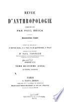 Revue d'anthropologie