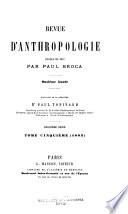 Revue d'anthropologie
